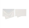 BUSTA CON BIGLIETTO 7X11 BIANCO